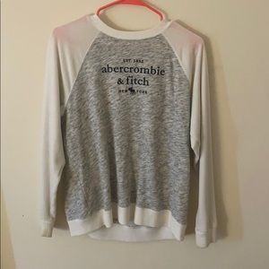 Abercrombie and Fitch gray sweater